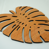 Leaf Design Coasters - set of 4