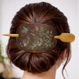 Hair accessory with decorative design on hair in various styles