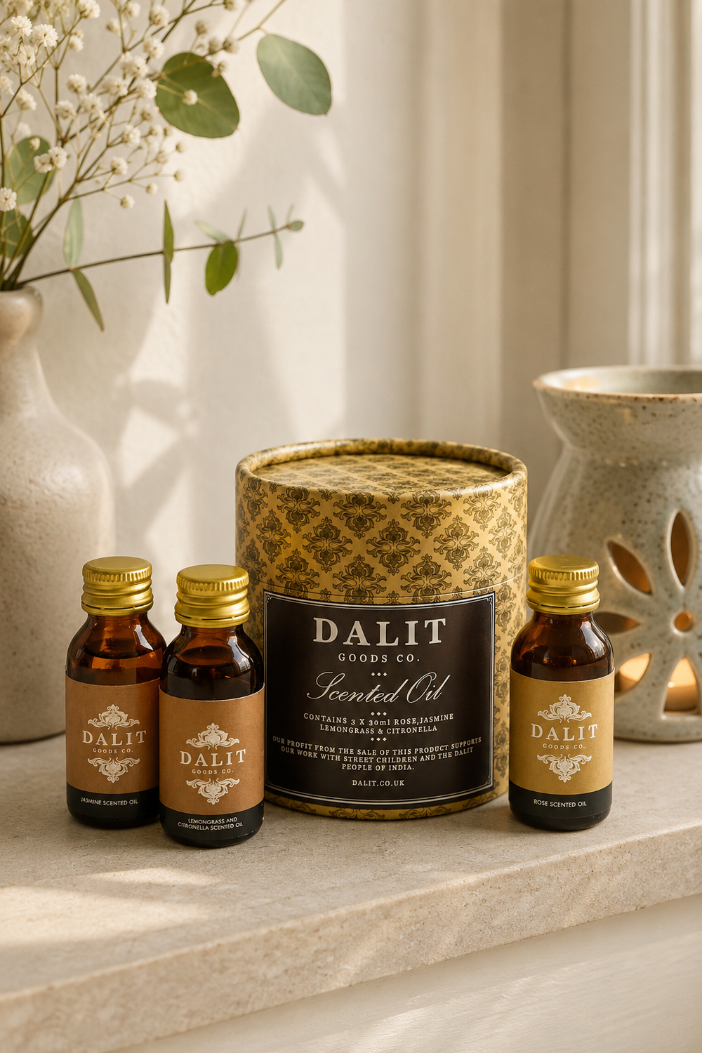 Mixed Fragrance Oils for Burners & Diffusers – Set of 3