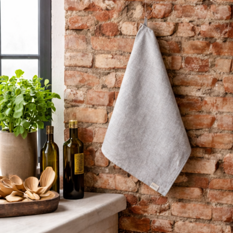 Natural Mélange Pure Linen Kitchen Towel