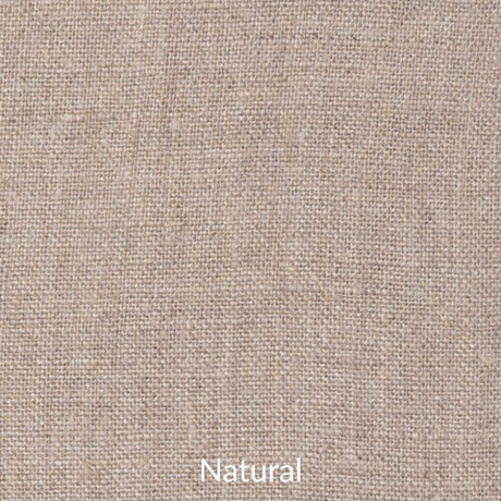 Textured beige fabric swatch with 'Natural' label