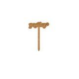 Wooden Garden Markers: Bubble Edition (set of 29)