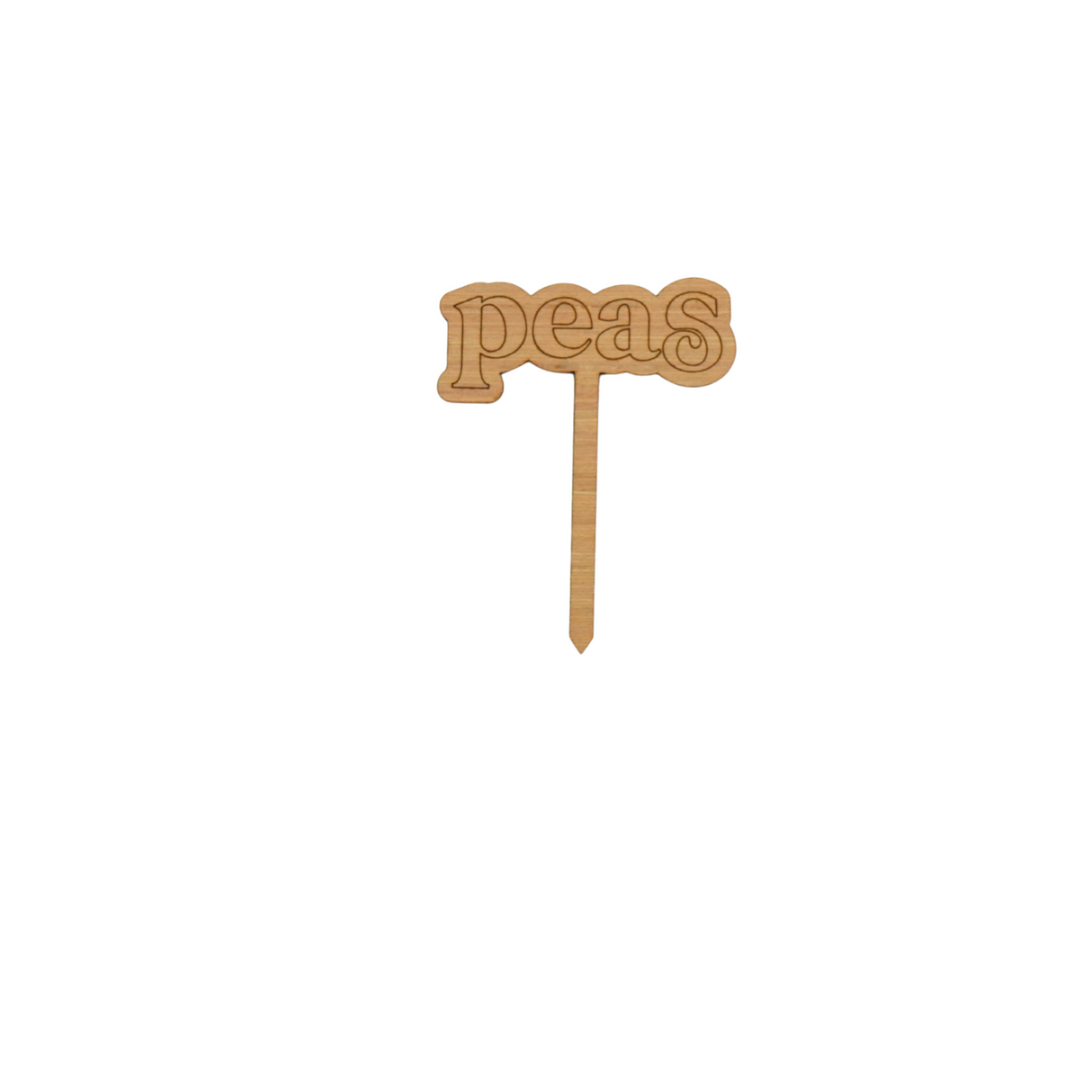 Wooden Garden Markers: Bubble Edition (set of 29)