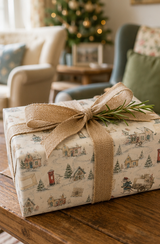 Personalised Christmas Post Mouse Wrapping Paper – Special Delivery