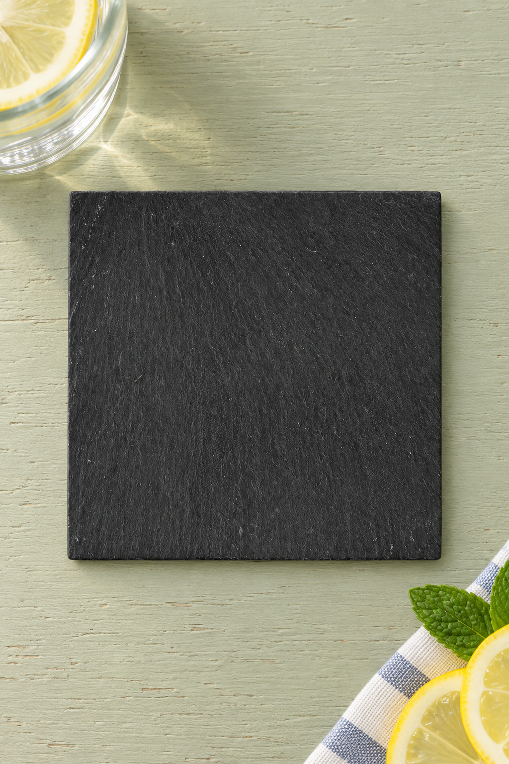 Personalised Slate Coaster – 10cm Square