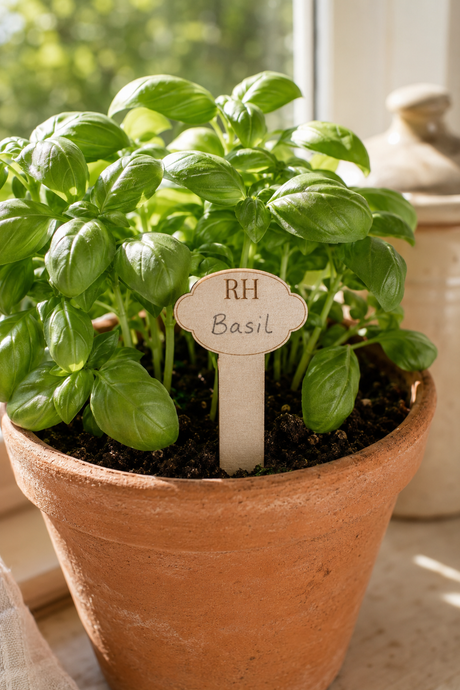 Personalised Write-On Basswood Plant Markers – Packs of 10, 20 or 50