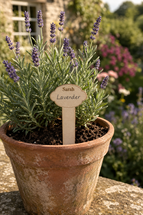 Personalised Write-On Basswood Plant Markers – Packs of 10, 20 or 50