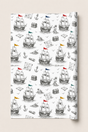 Pirate Ship Wrapping Paper – Vintage Pencil Sketch Gift Wrap