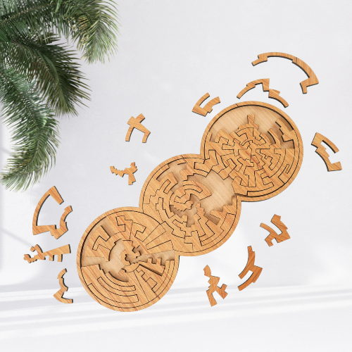 Tessellation Challenge Puzzle: "Three Rings Edition"