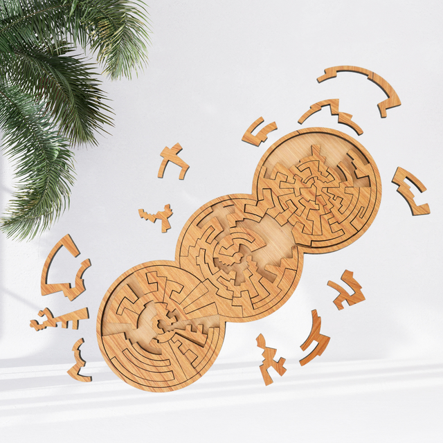 Tessellation Challenge Puzzle: "Three Rings Edition"