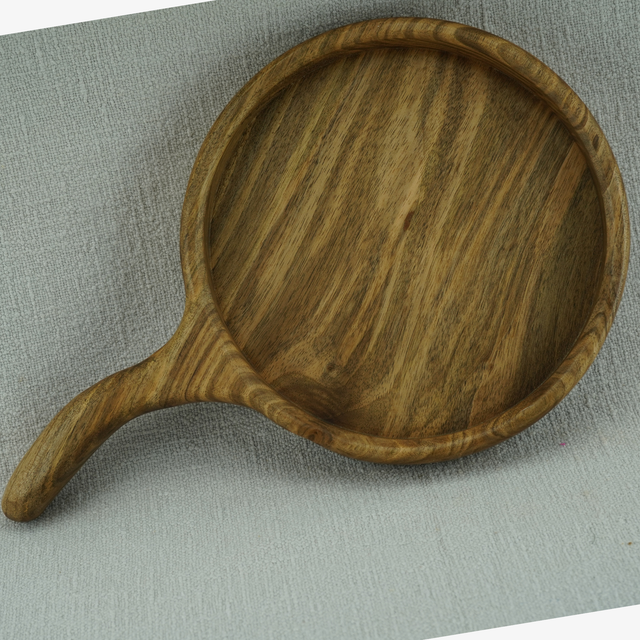 Large Walnut Serving Pan 002