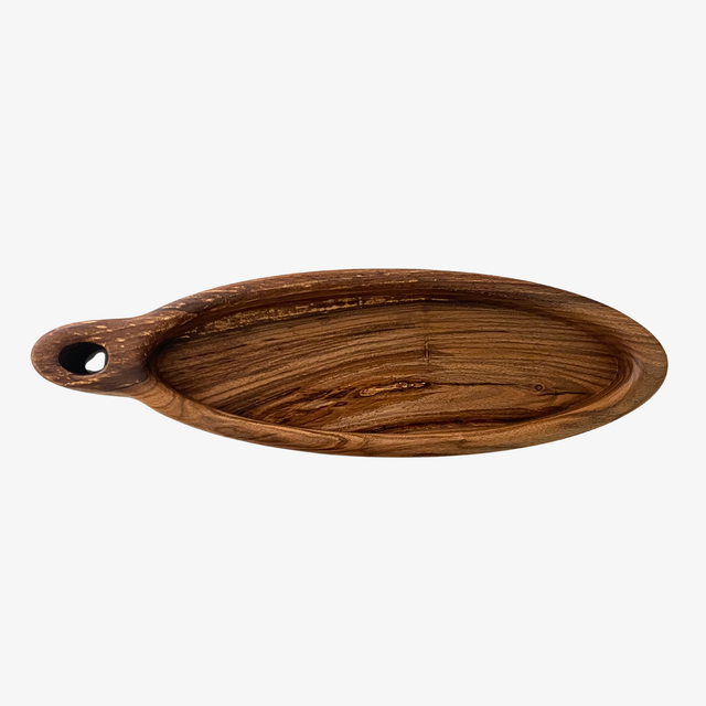 Walnut Oval Tray
