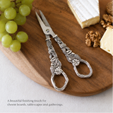 Silverplated Vine Design Grape Scissors
