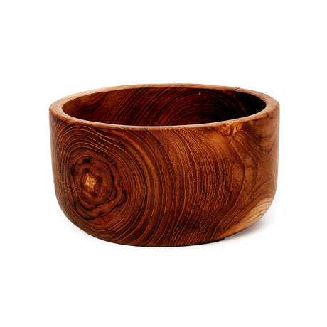 Small Teak Root Salad & Serving Bowl – 15cm