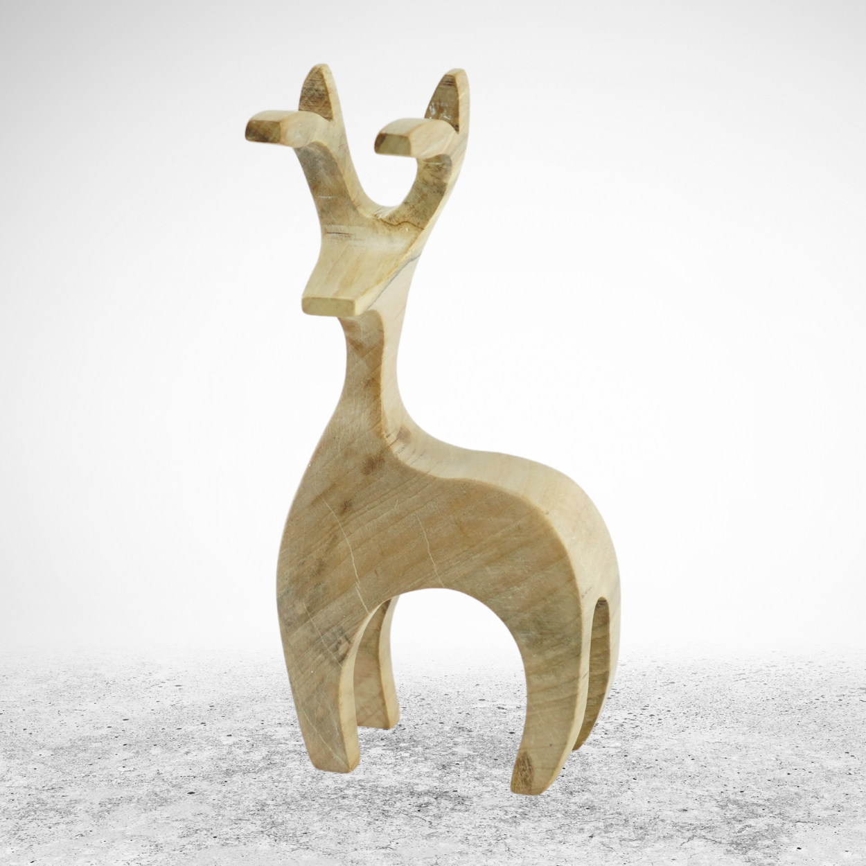 Handcrafted Maple Stag "individually one off piece number 49"