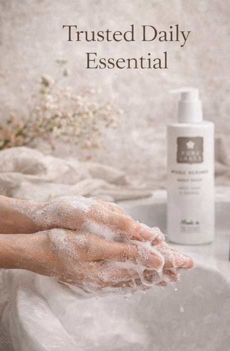 Pure lakes sweet basil & orange hand wash