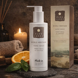 Pure Leaf World Heritage Hand Wash with packaging.