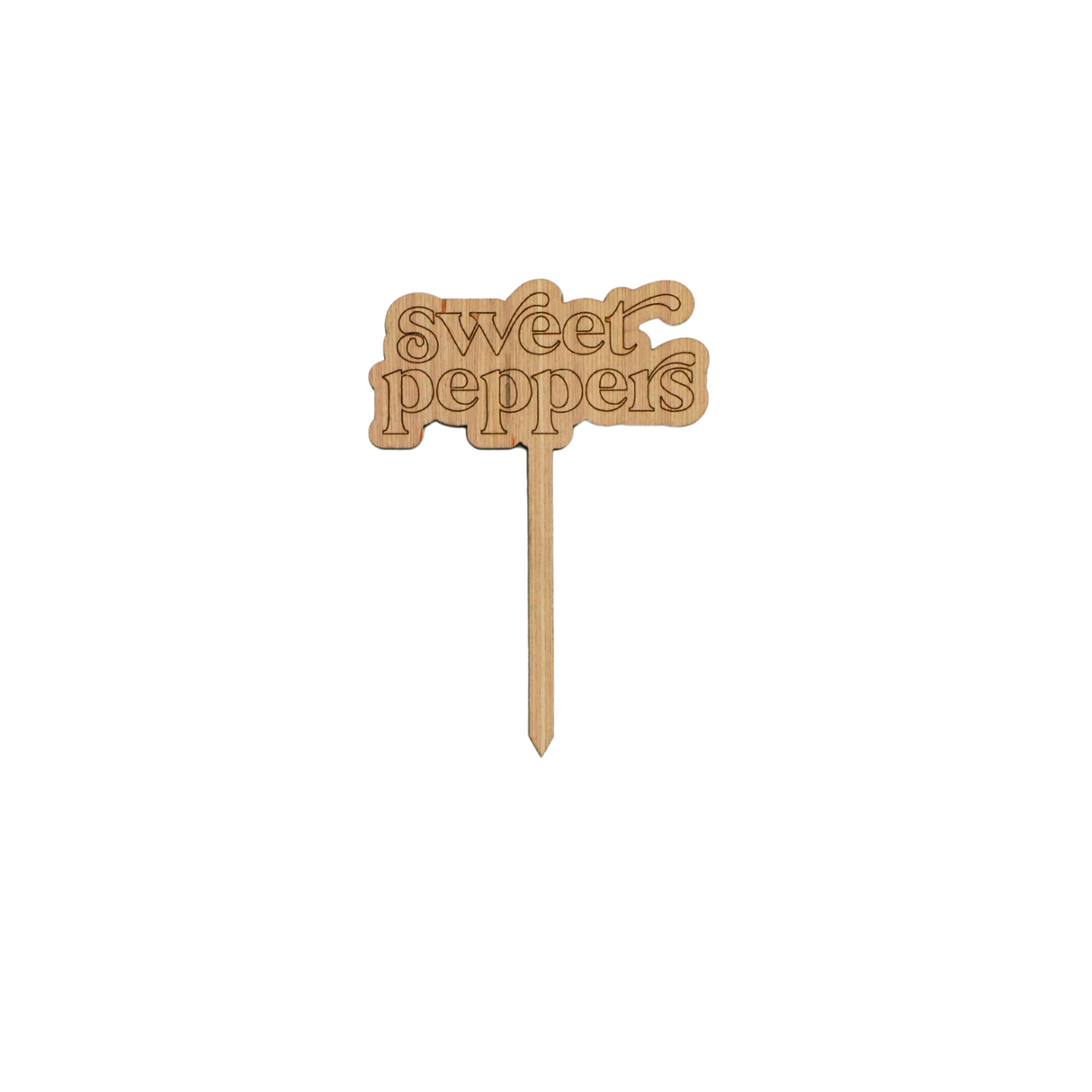 Wooden Garden Markers: Bubble Edition (set of 29)