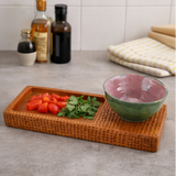The Boogie Tray – Handcrafted Retro Wooden Serving Tray with Colour-Pop Bowl
