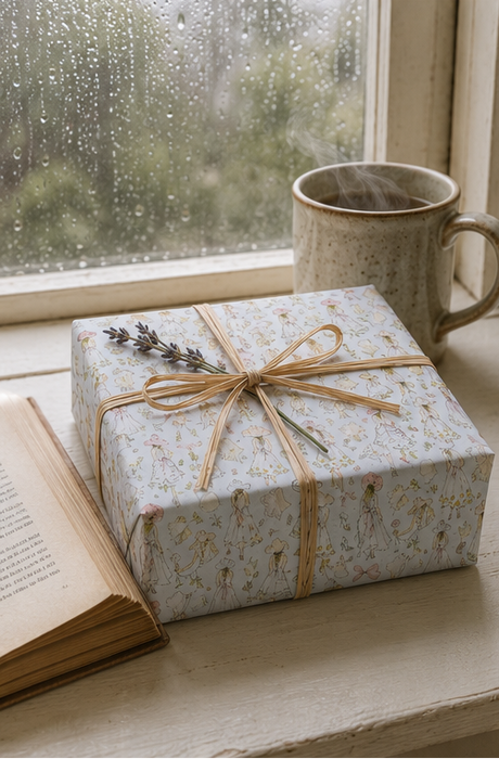 Vintage Fashion Sketch Wrapping Paper