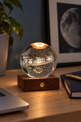 Solar System Crystal Light – Rechargeable Table Lamp