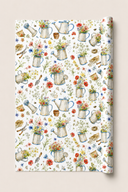 Watering Cans & Wildflowers Wrapping Paper