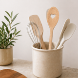 wooden spoons with heart designs 