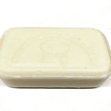 Rectangular soap on a white background