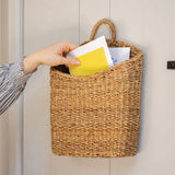 Slim Seagrass Hanging Storage Basket