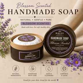 blossom scented handmade soap
