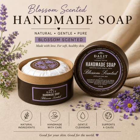 blossom scented handmade soap