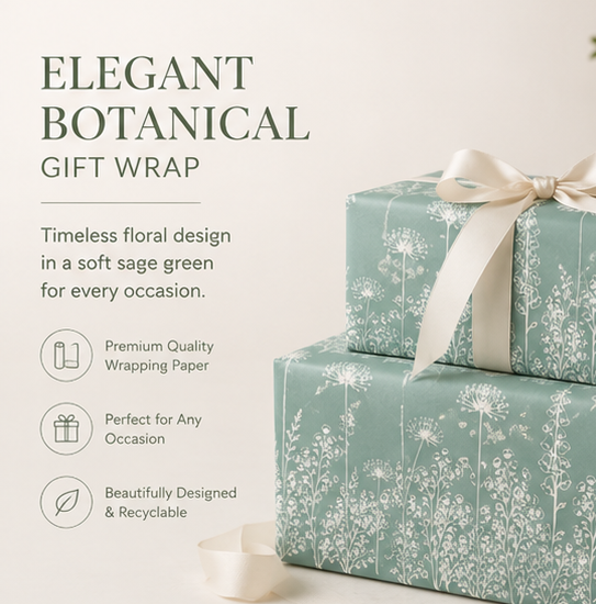 Florilegium Botanical Wrapping Paper