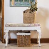 Slim Seagrass Hanging Storage Basket