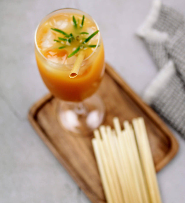 Wheat Drinking Straws – Natural Biodegradable Eco Straws