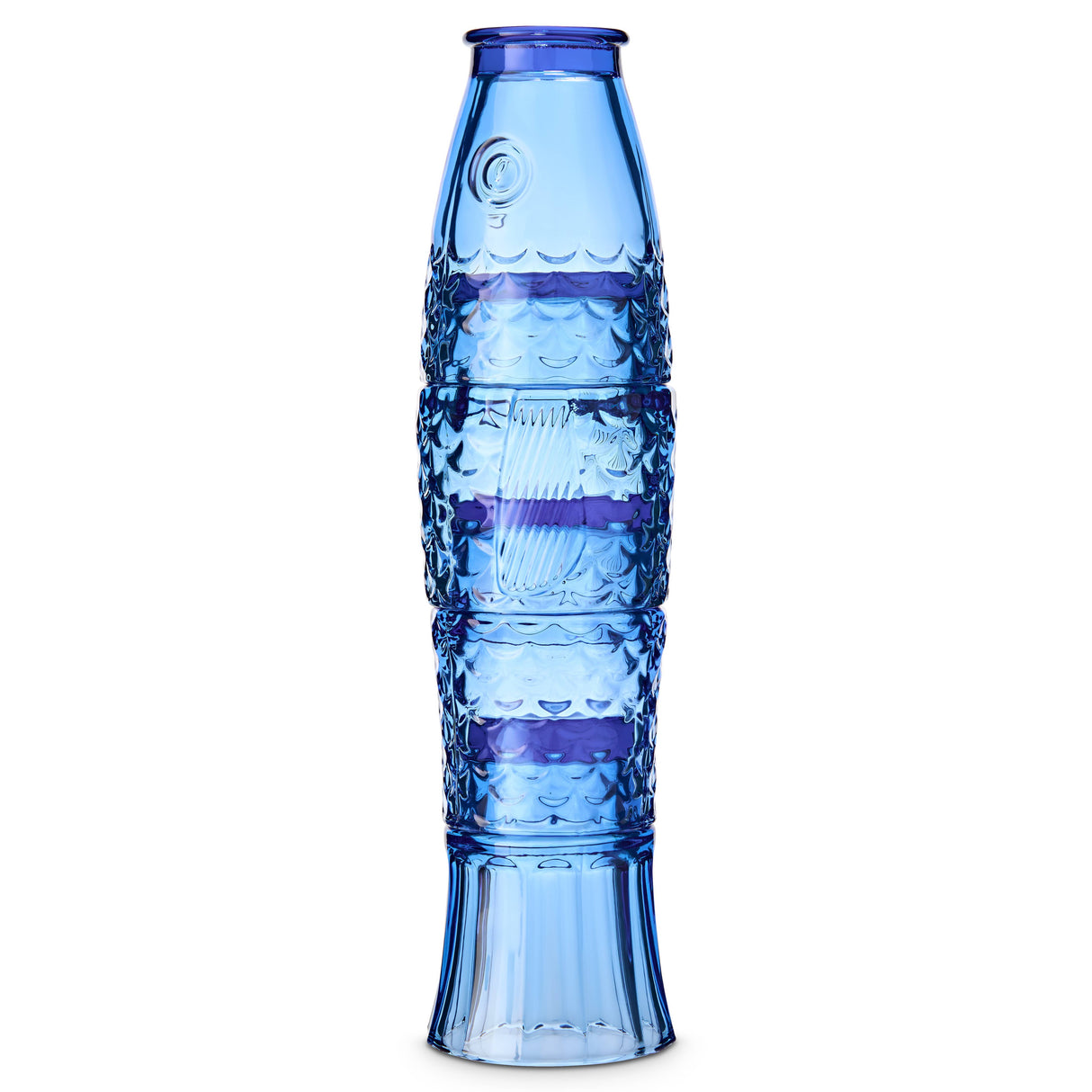 Fish Stacking Drinking Glasses – Blue Set of 4 (250ml Tumblers)