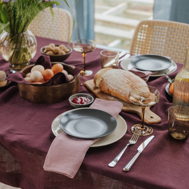 Woodrose Linen Napkin Set Of 2