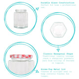 personalised 250ml Glass Storage Jar with White Lid
