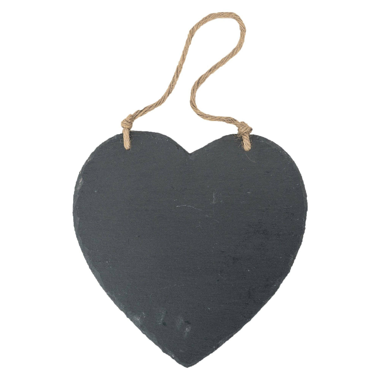 Personalised Large Heart Slate Sign | Engraved Hanging Slate Board