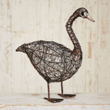 Handmade Wire Duck Garden Ornament