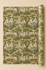 Woodland Hammock Wrapping Paper – Sleepy Forest Garden Gift Wrap