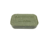 Green bar of soap with 'Olive de Provence' branding on a white background