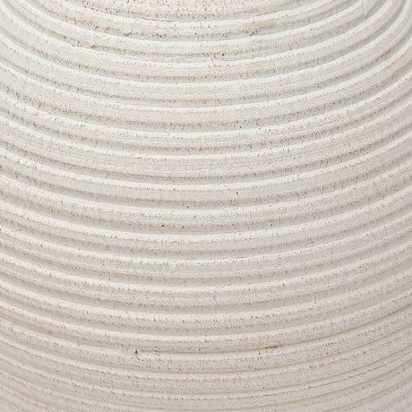 Swindale Terracotta Vase – Handcrafted Decorative Vase in Off White