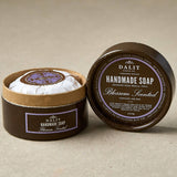 Dalit handmade soap blossom scented with packaging on a beige background
