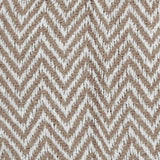Pattern of brown and white zigzag lines on a textured fabric background