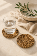 Handmade Seagrass Coaster – Natural Woven Drink Coaster