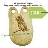 Charcuterie Board Steam Punk Owl