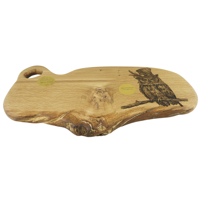 Charcuterie Board Steam Punk Owl