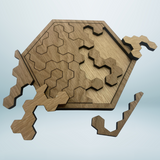 Tessellation-Herausforderungspuzzle: „Hex Edition“