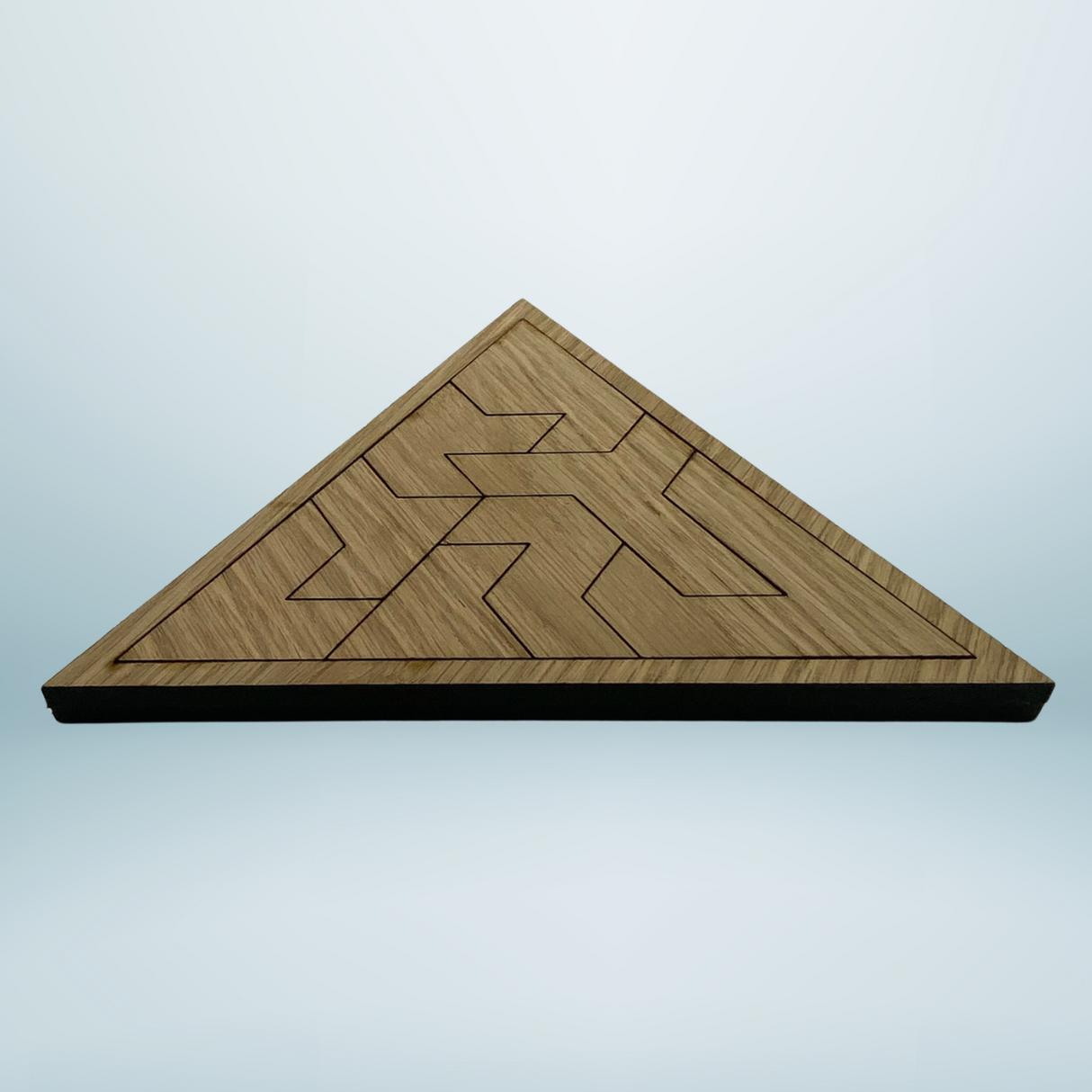 Tessellation-Herausforderungspuzzle: „Dreiecksausgabe“